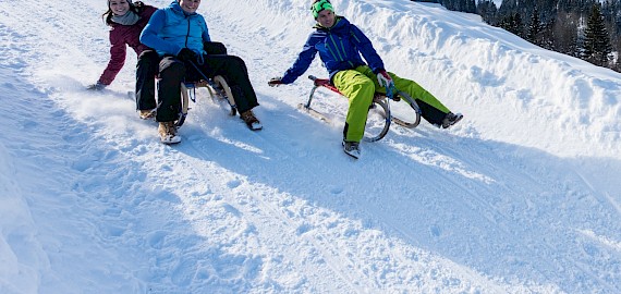 Rodeln am Gaisberg